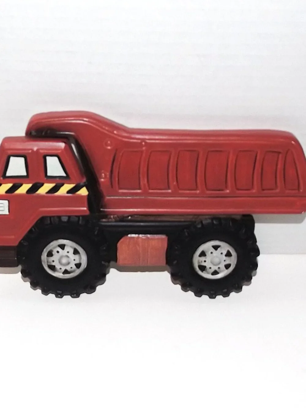 Set of 2 Vintage Home Interior Kids Construction Work Trucks Wall Plaques